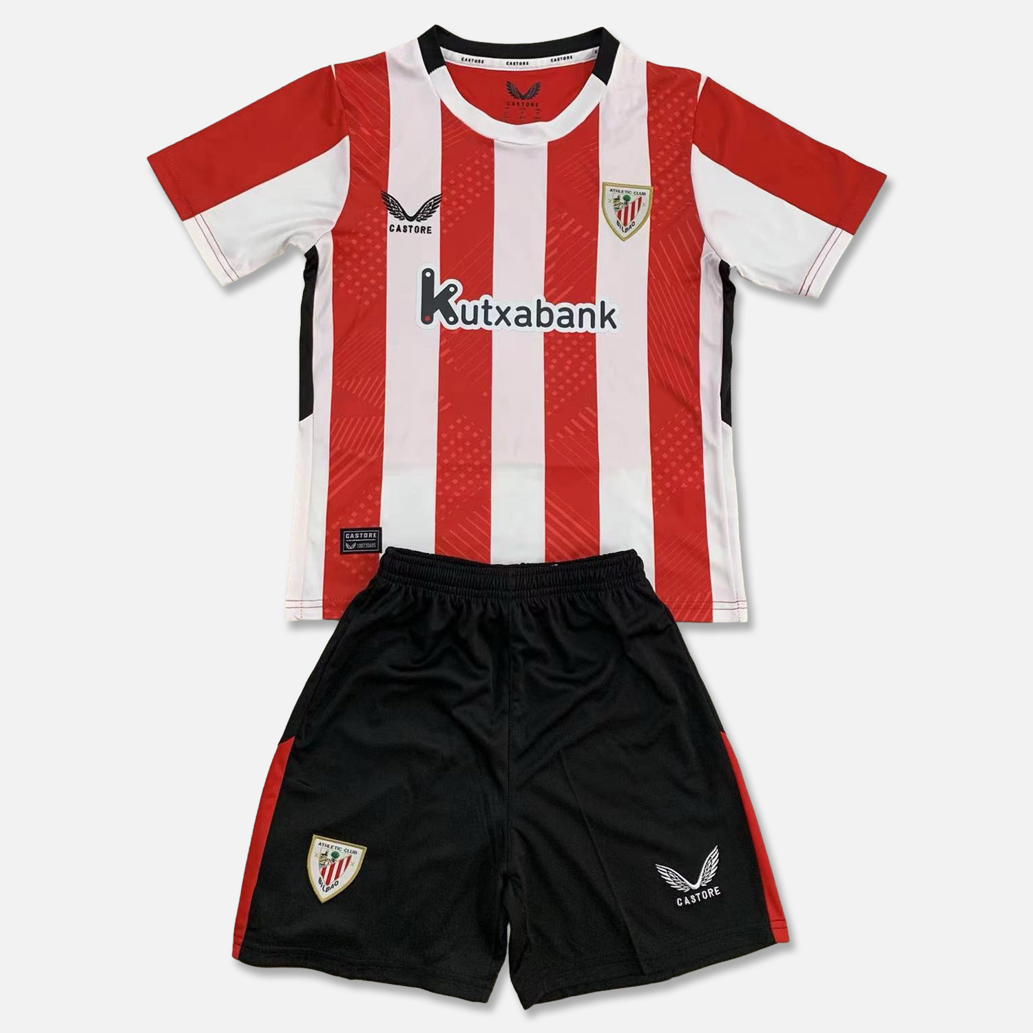 Athletic Bilbao 24-25 Home Stadium Kids Kit - SOCCERDEALSHOP