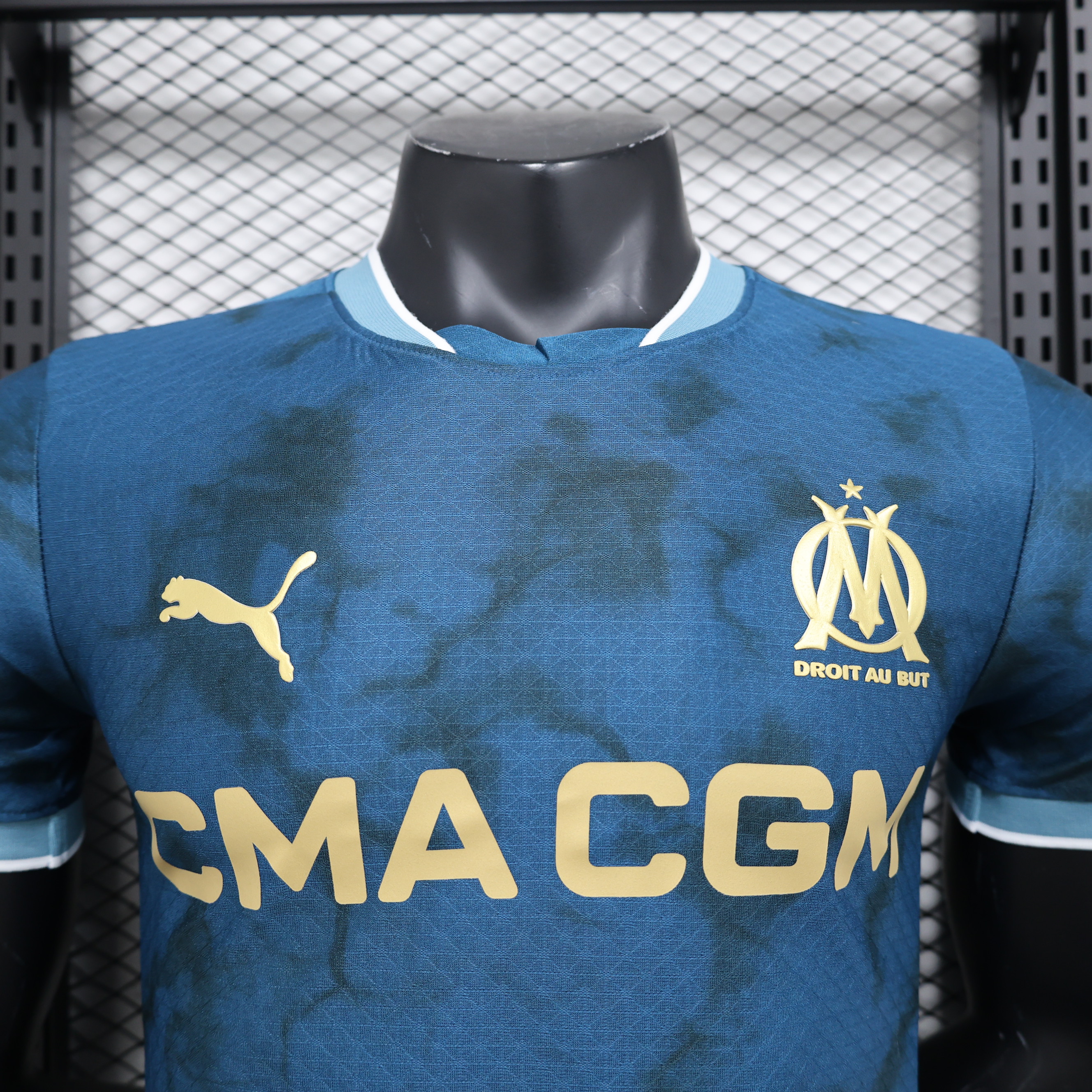 Marseille 24-25 Away Jersey - Player Version - SOCCERDEALSHOP