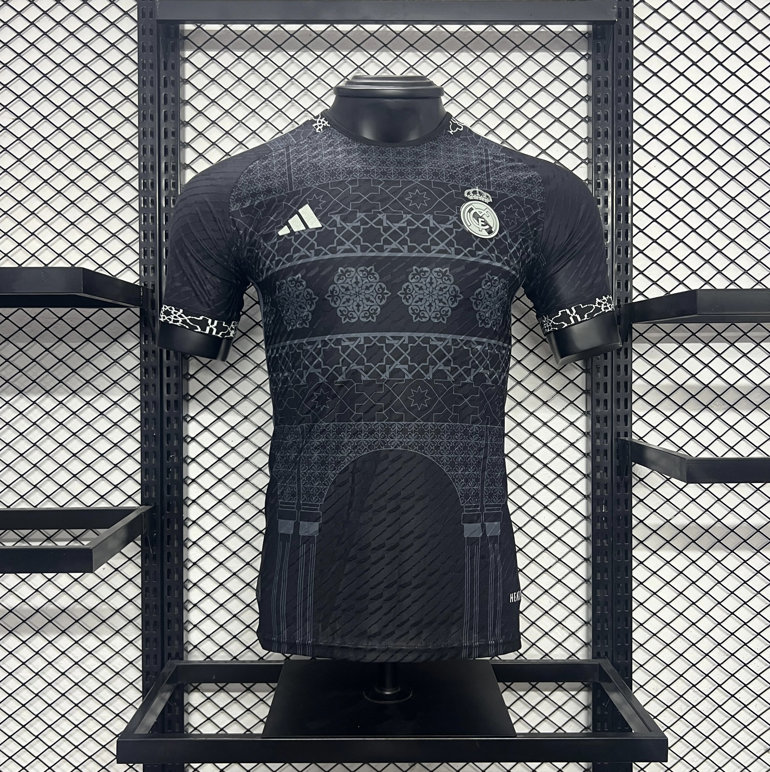 Real Madrid 24-25 Black architecture Special Edition Jersey - Player Version - SOCCERDEALSHOP
