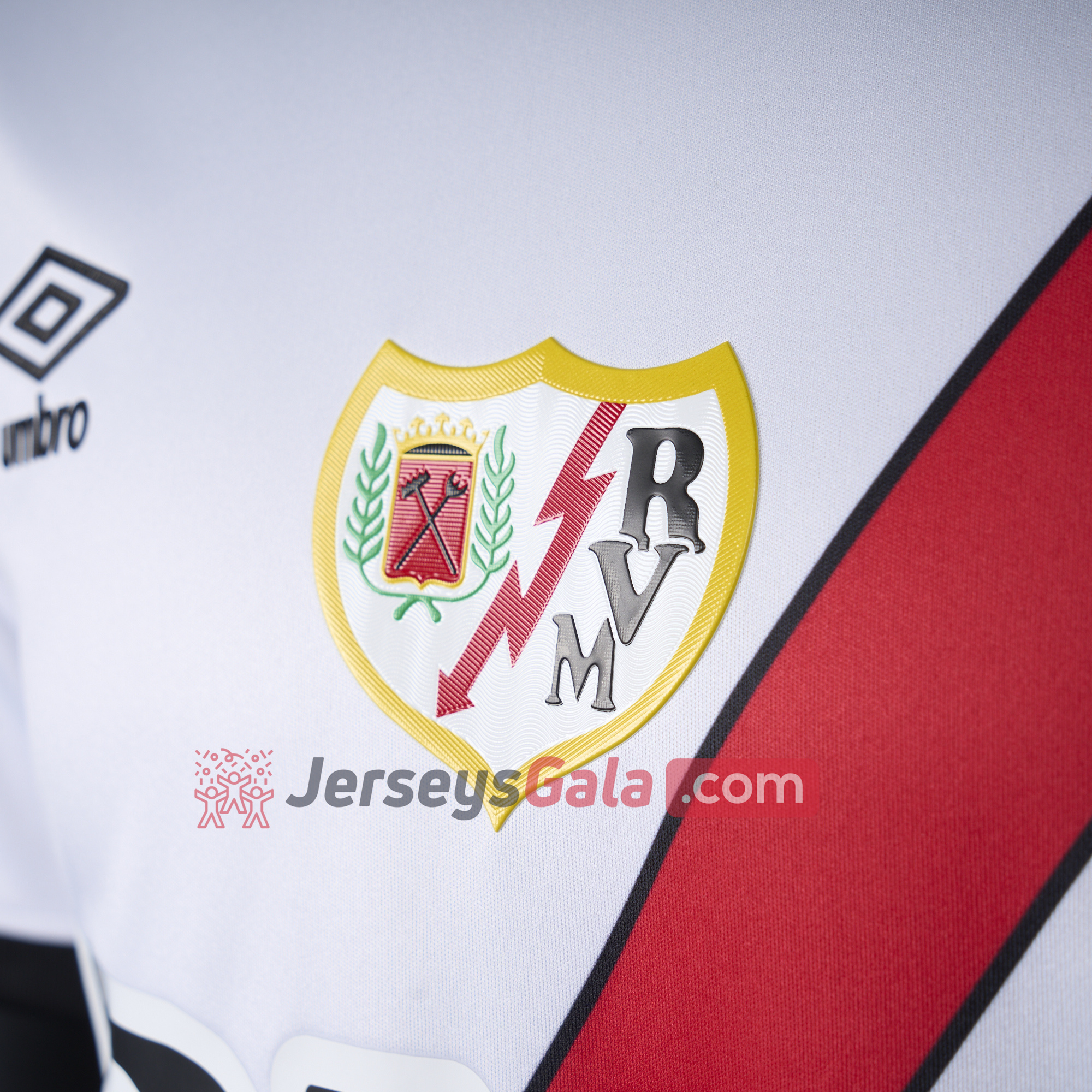 Rayo Vallecano 24-25 Home Jersey - Player Version - SOCCERDEALSHOP