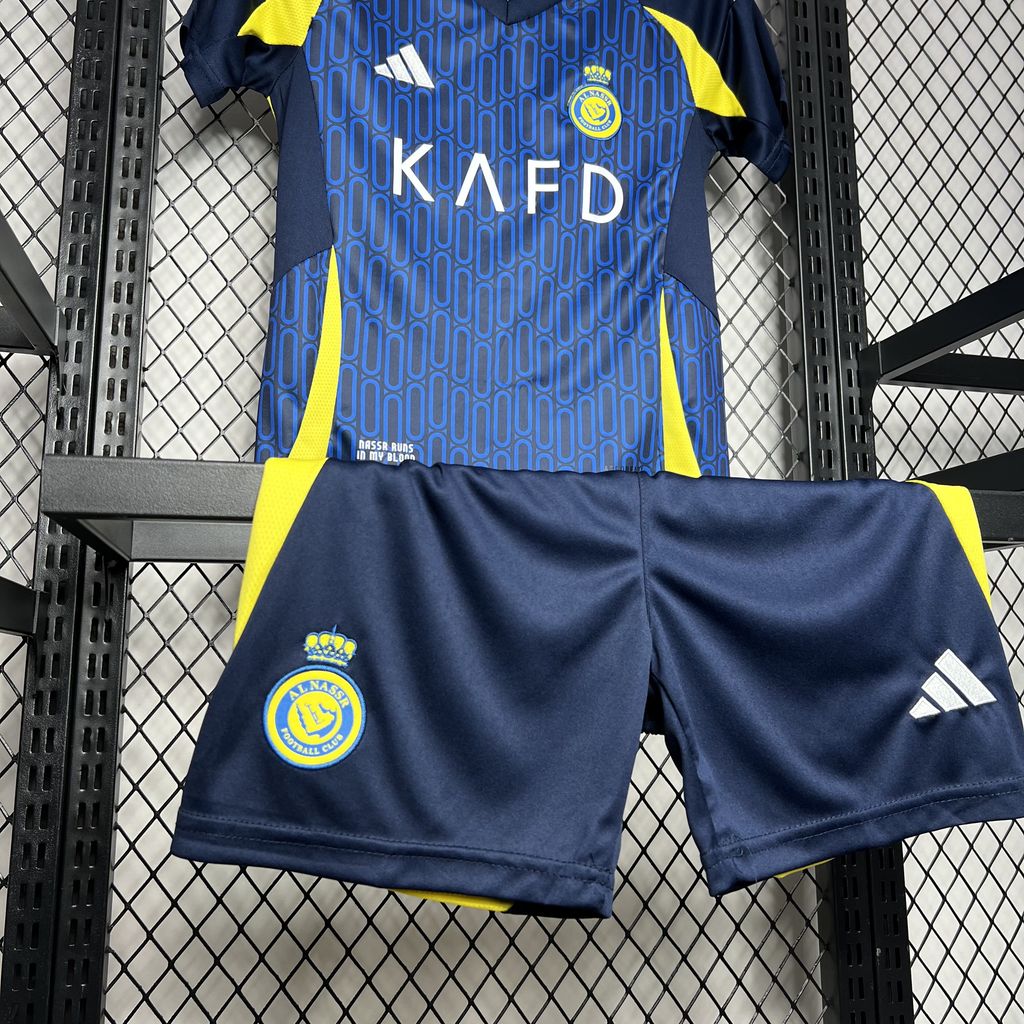 Al Nassr Riyadh Victory 24-25 Away Kids Kit - SOCCERDEALSHOP