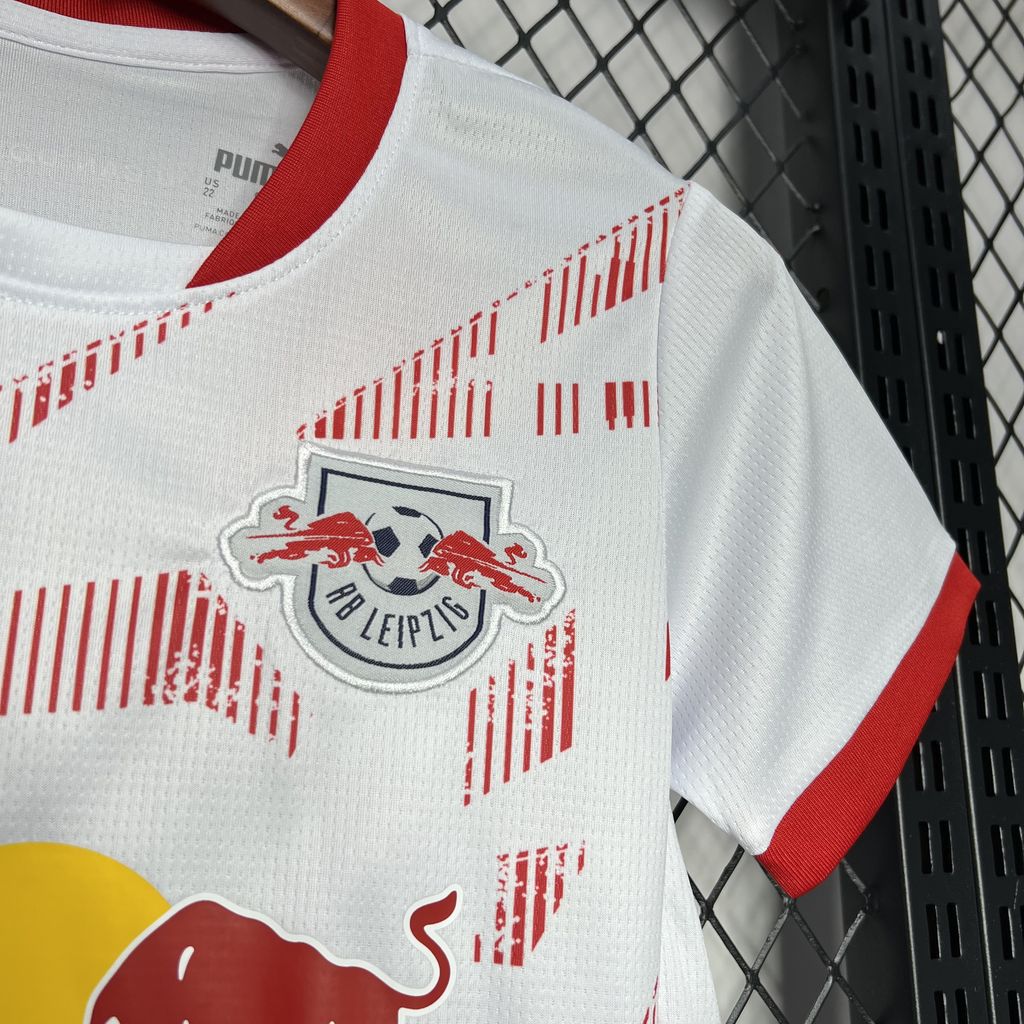 RB Leipzig 24-25 Home Stadium Kids Kit - SOCCERDEALSHOP