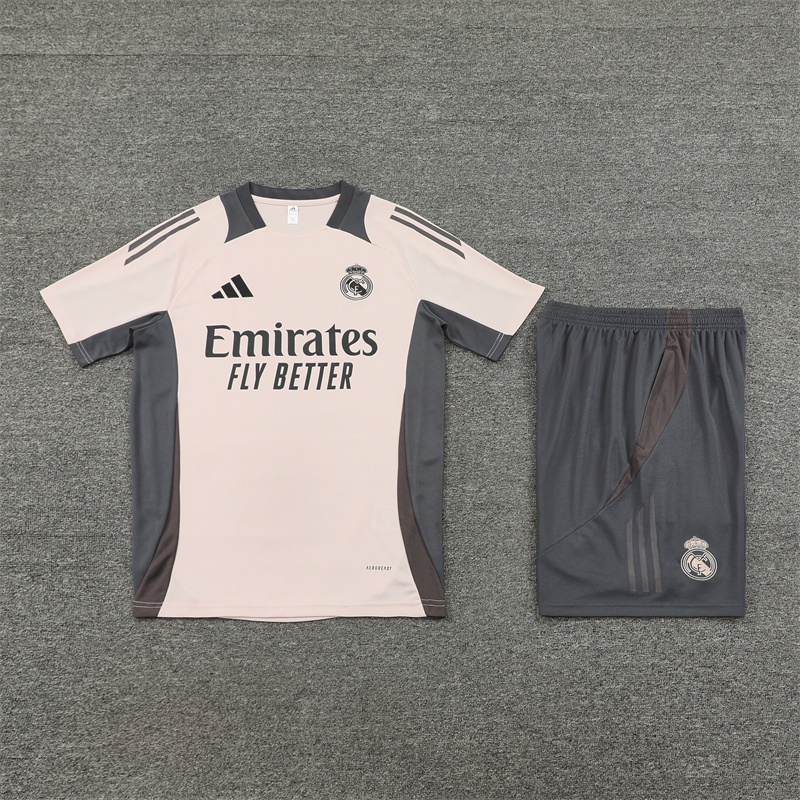 Real Madrid 24-25 Short-Sleeve Training Set - Apricot - SOCCERDEALSHOP