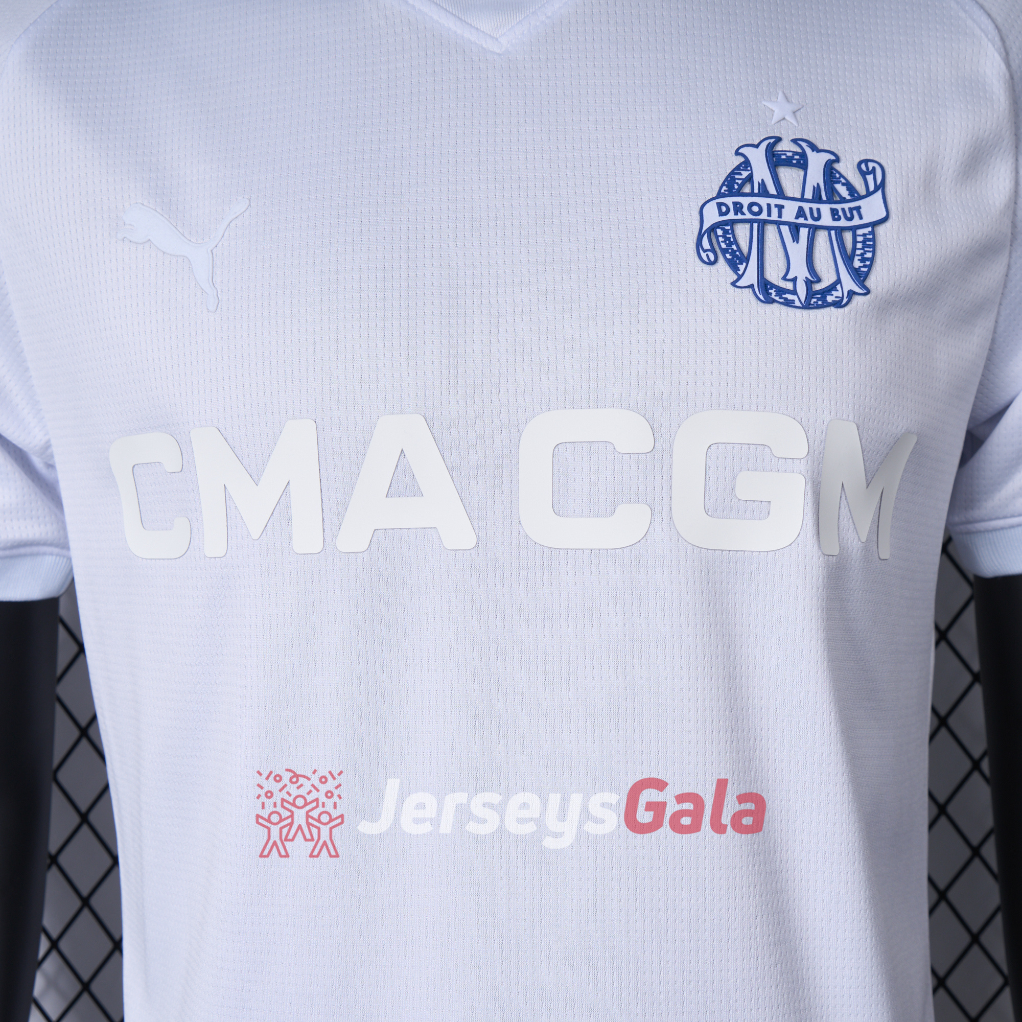 Marseille 24-25 125th Anniversary White Jersey - Player Version - SOCCERDEALSHOP