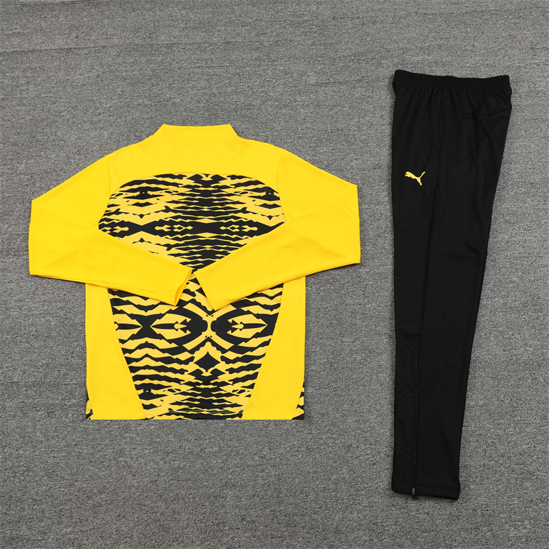 Dortmund 24-25 Long Sleeve Training Set - Yellow Camouflage - SOCCERDEALSHOP