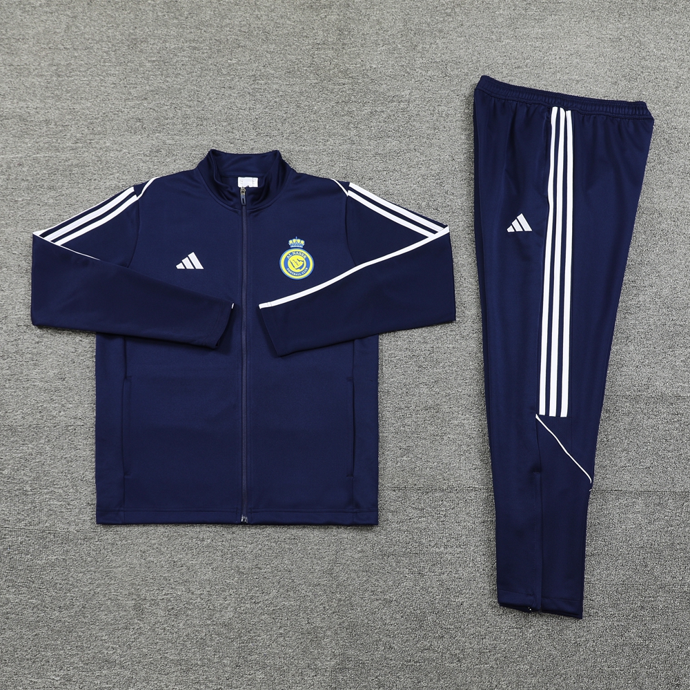Al Nassr Riyadh Victory 24-25 Jacket Training Tracksuit - Royal Blue - SOCCERDEALSHOP