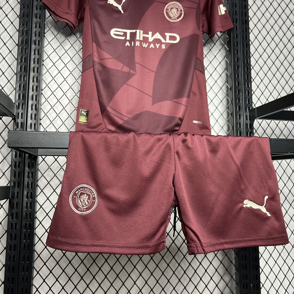 Manchester City 24-25 Third Kids Kit - SOCCERDEALSHOP