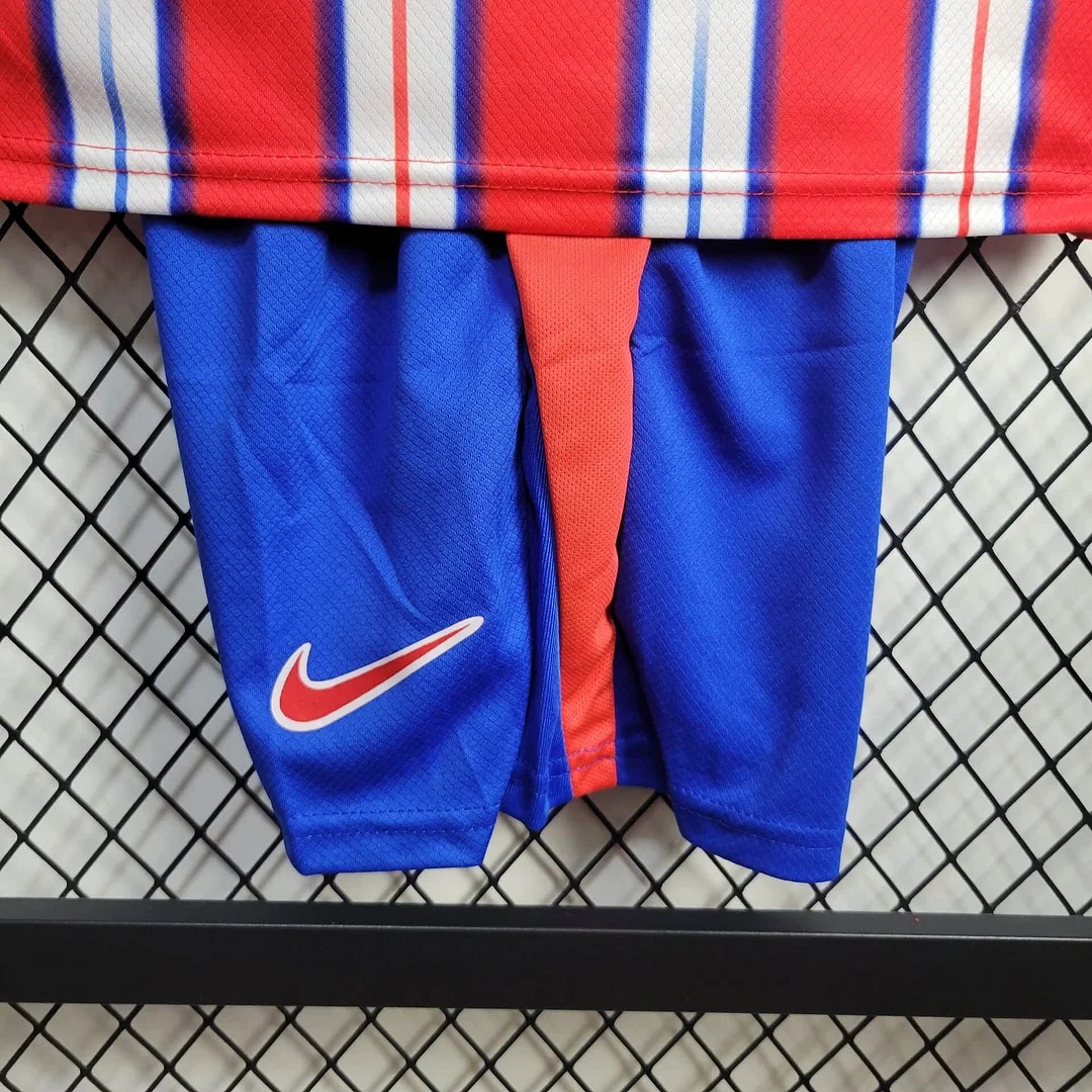 Atletico Madrid 24-25 Home Kids Kit - SOCCERDEALSHOP