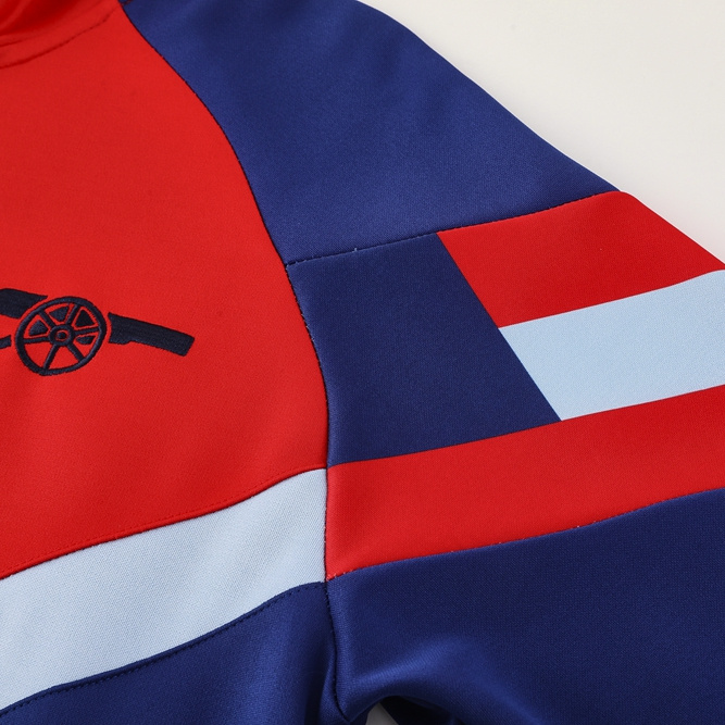 Arsenal 24-25 Originals LFSTLR Jacket Training Tracksuit - Red and Blue - SOCCERDEALSHOP