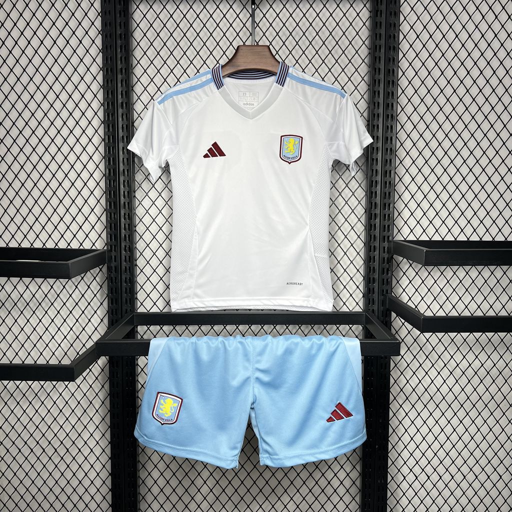 Aston Villa 24-25 Away Kids Kit - SOCCERDEALSHOP