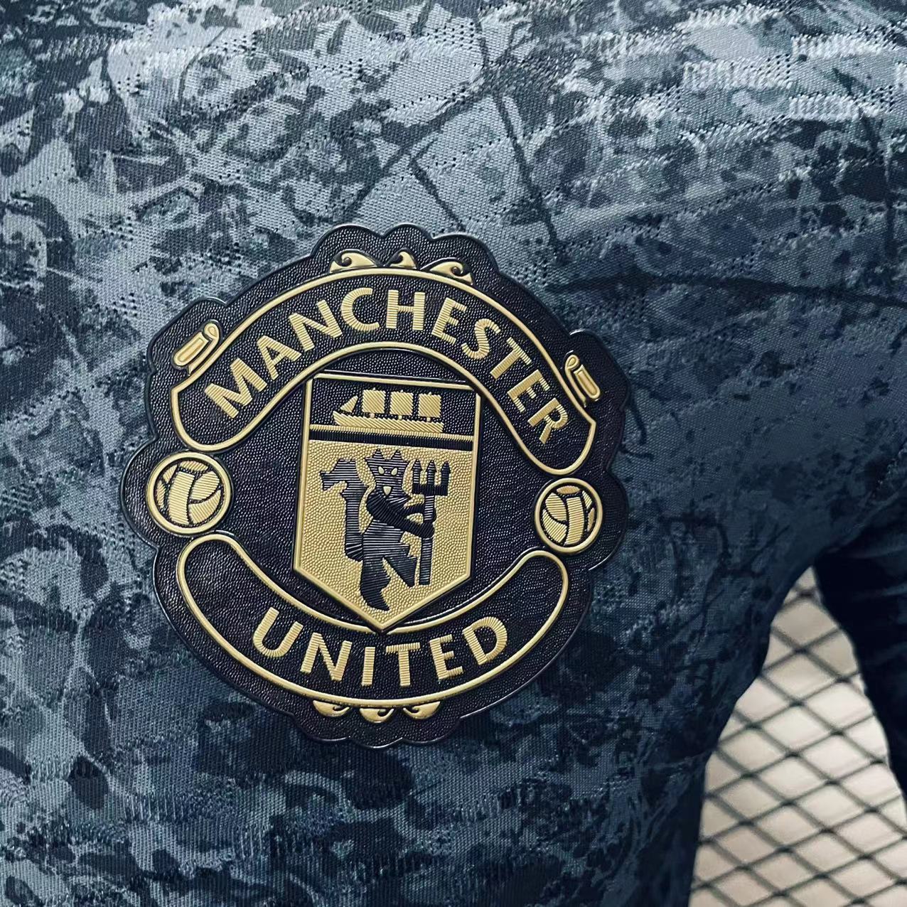 Manchester United 24-25 Blue Special Edition Jersey - Player Version - SOCCERDEALSHOP