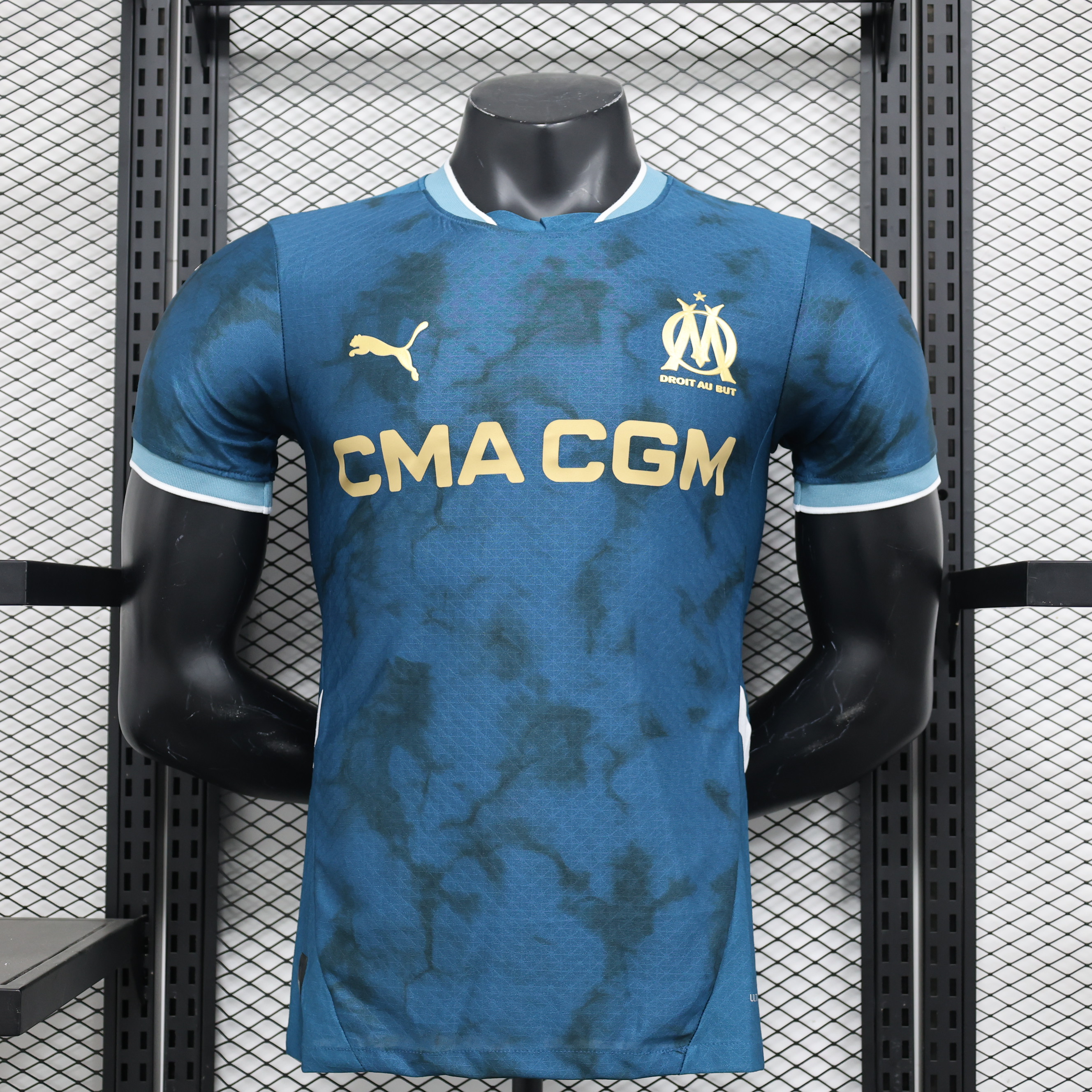 Marseille 24-25 Away Jersey - Player Version - SOCCERDEALSHOP