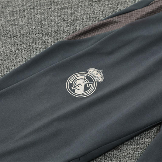 Real Madrid 24-25 Long Sleeve Training Set - Player Version - Apricot - SOCCERDEALSHOP