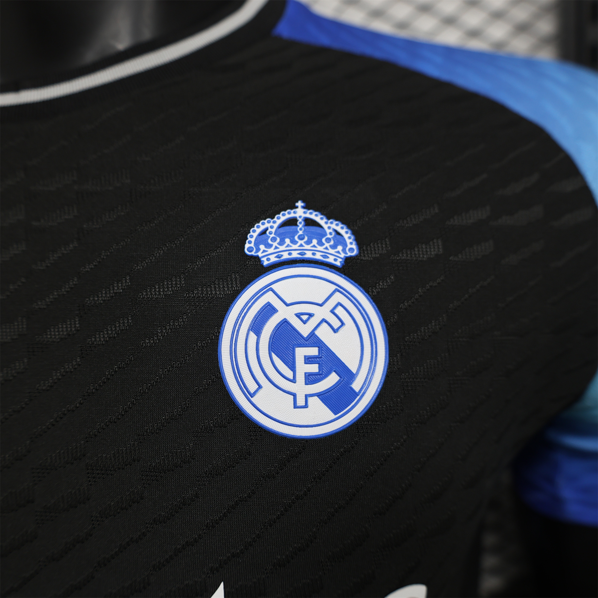 Real Madrid 24-25 Black Blue Special Edition Jersey - Player Version - SOCCERDEALSHOP