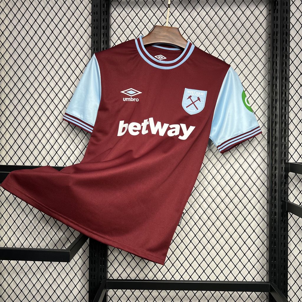 West Ham United 24-25 Home Stadium Jersey - Fans Version - SOCCERDEALSHOP