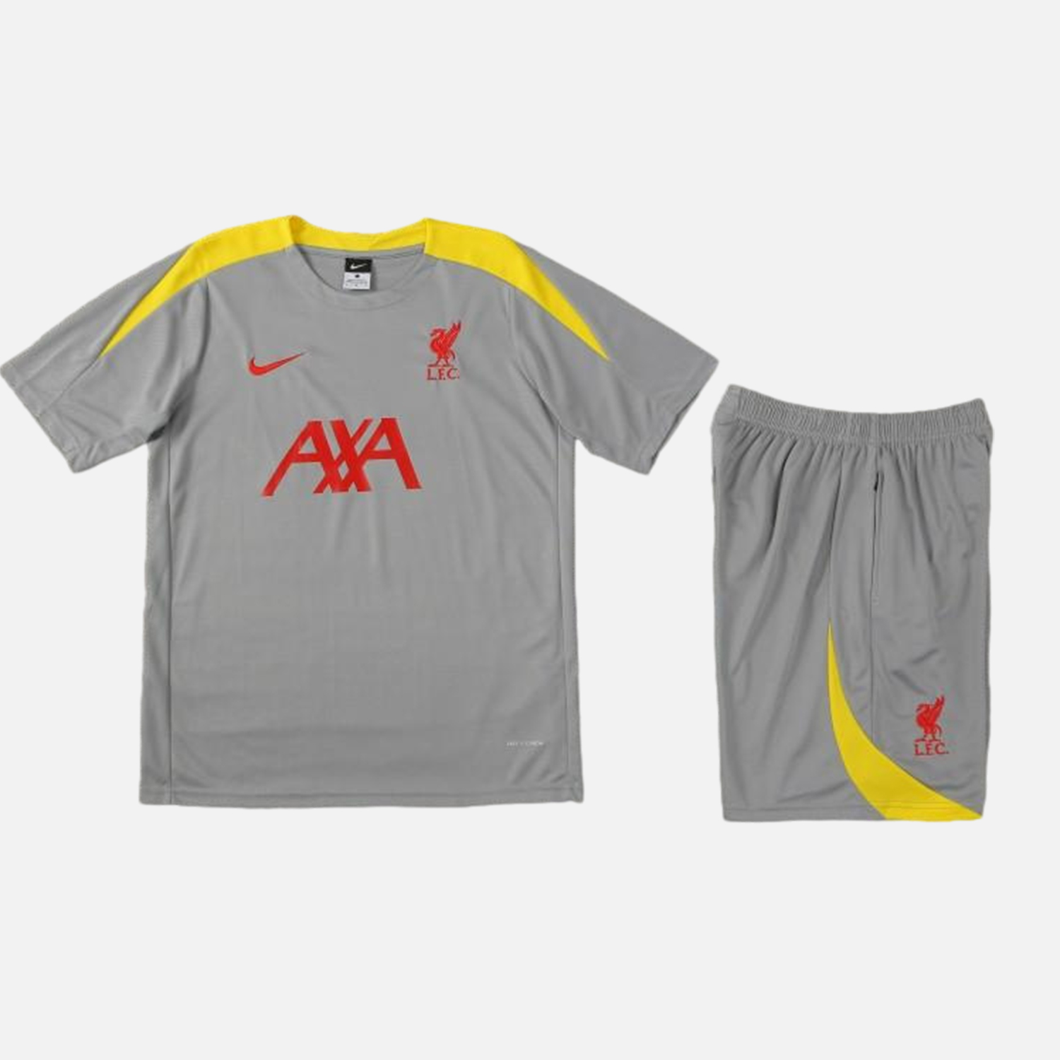 Liver.pool 24-25 Short-Sleeve Training Set - Grey - SOCCERDEALSHOP