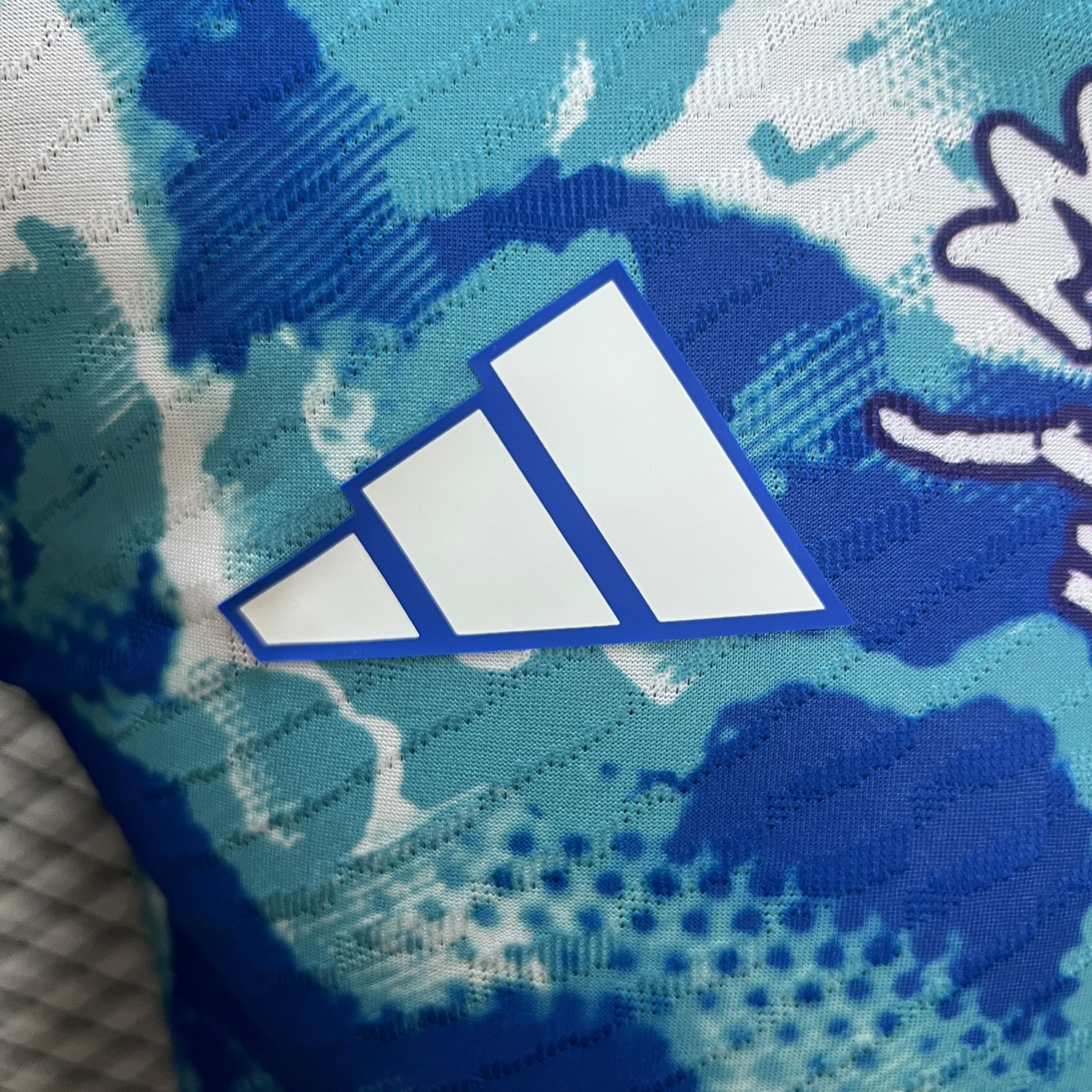 Real Madrid 24-25 Blue Watercolor Special Edition Jersey - Player Version - SOCCERDEALSHOP