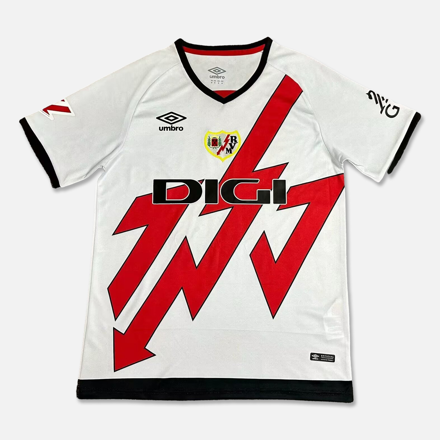 Rayo Vallecano 24-25 Home Jersey - Fans Version - SOCCERDEALSHOP