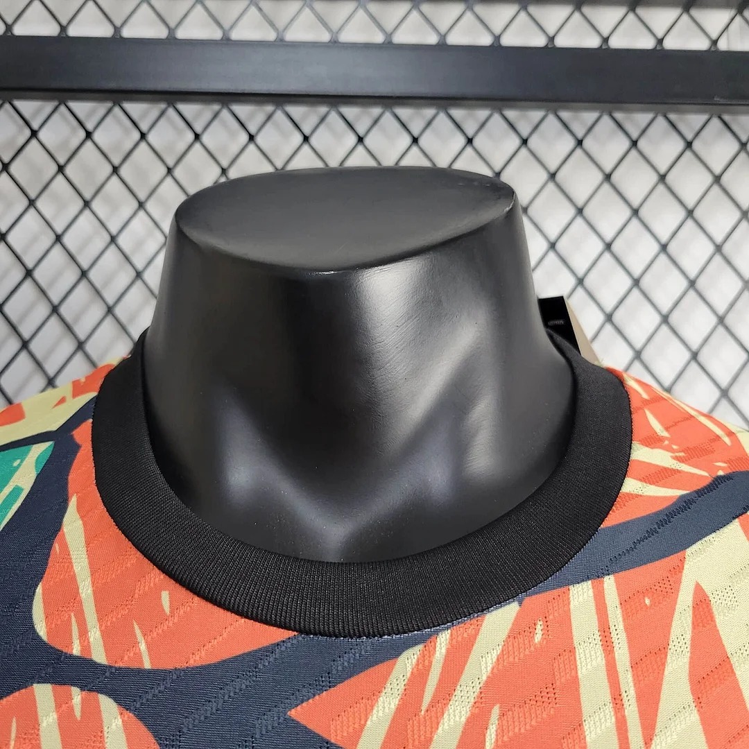 Arsenal 24-25 Red Green Pre-match Jersey - Player Version - SOCCERDEALSHOP