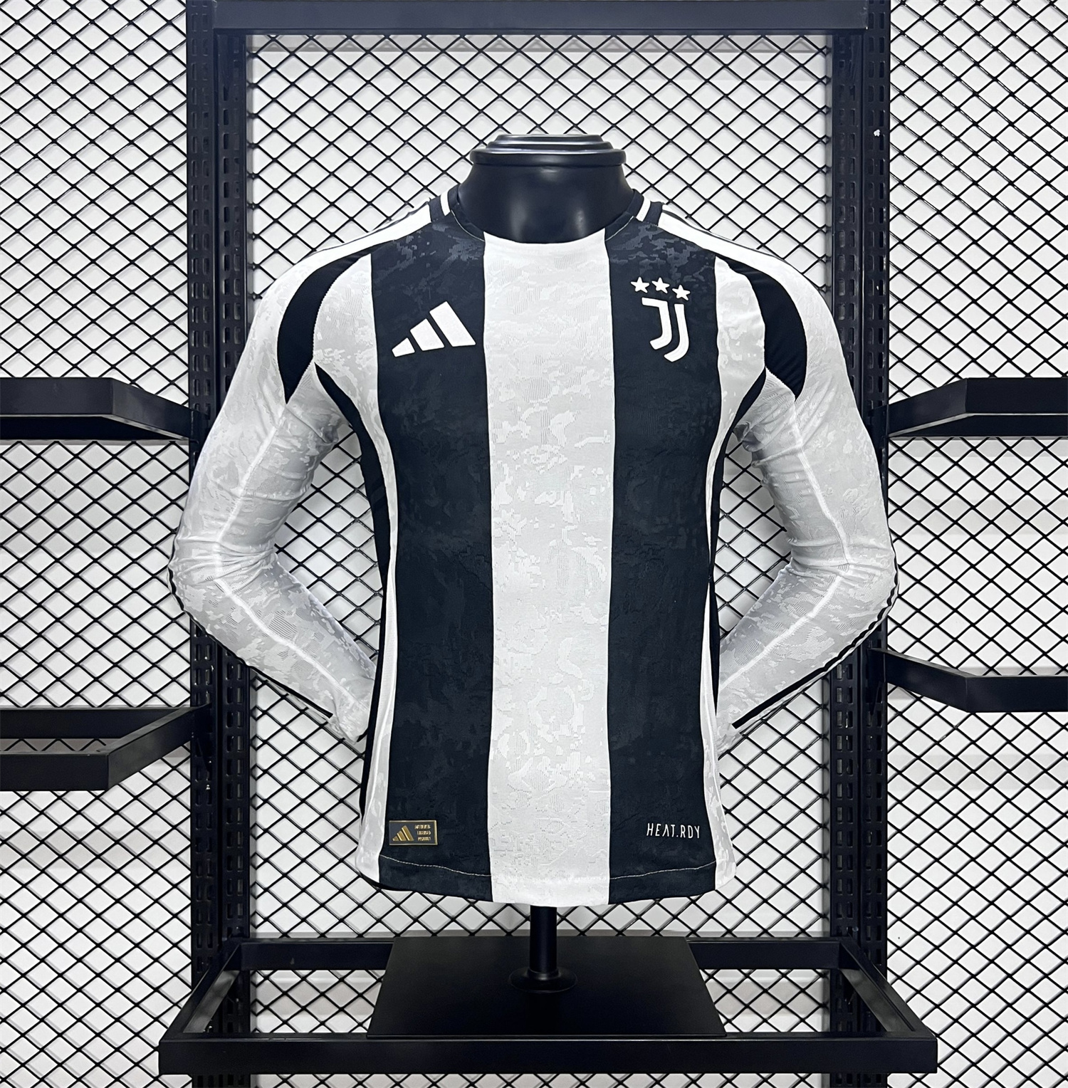 Juventus 24-25 Home Long Sleeve Jersey - Player Version - SOCCERDEALSHOP