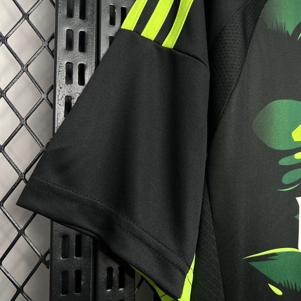 Real Madrid 24-25 Black and Green Turtle Jersey - Fans Version - SOCCERDEALSHOP