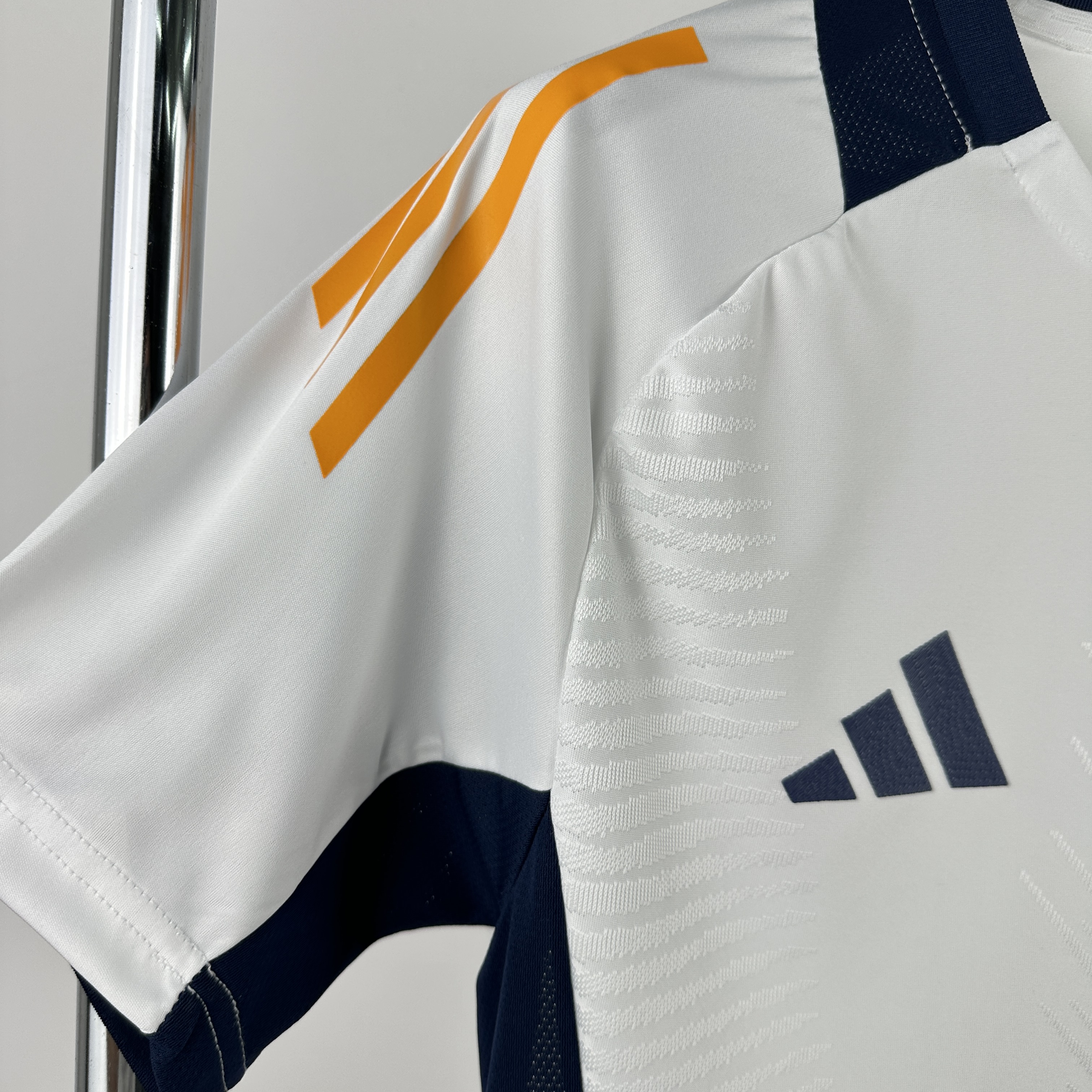 Real Madrid 24-25 White Pre-Match Training Jersey - Player Version - SOCCERDEALSHOP