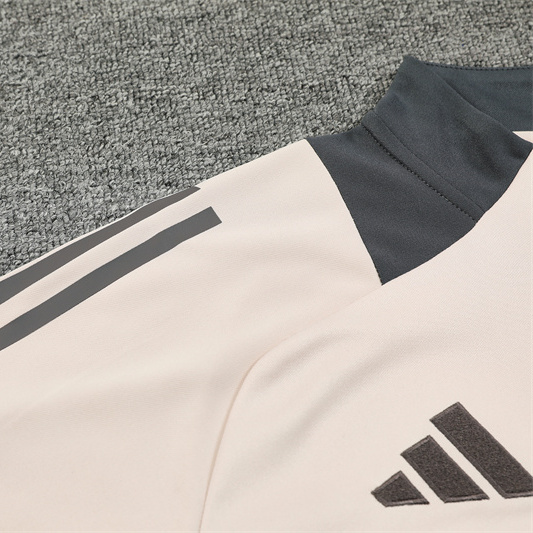 Real Madrid 24-25 Long Sleeve Training Set - Apricot - SOCCERDEALSHOP