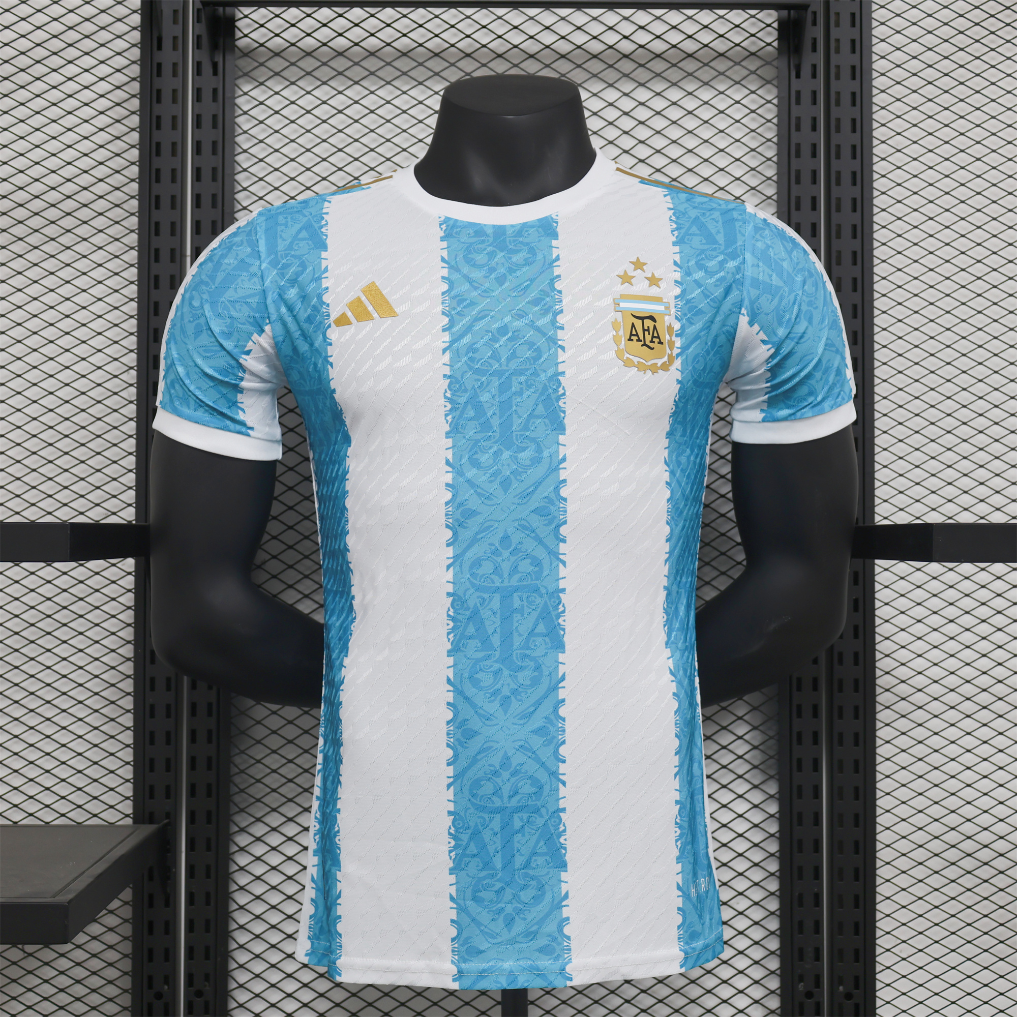 Argentina 2024 Blue and White Stripes Special Edition Jersey - Player Version - SOCCERDEALSHOP