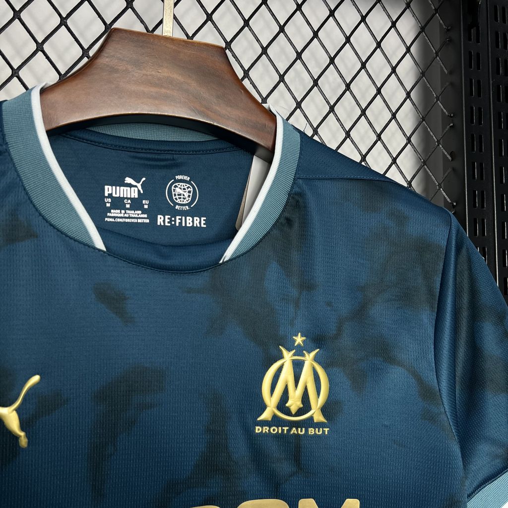Marseille 24-25 Away Jersey - Fans Version - SOCCERDEALSHOP