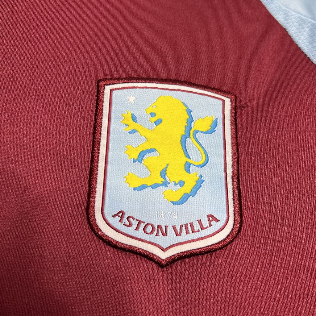 Aston Villa 24-25 Home Stadium Jersey - Fans Version - SOCCERDEALSHOP