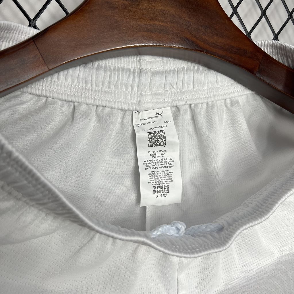 Marseille 24-25 Home Stadium Shorts - Fans Version - SOCCERDEALSHOP