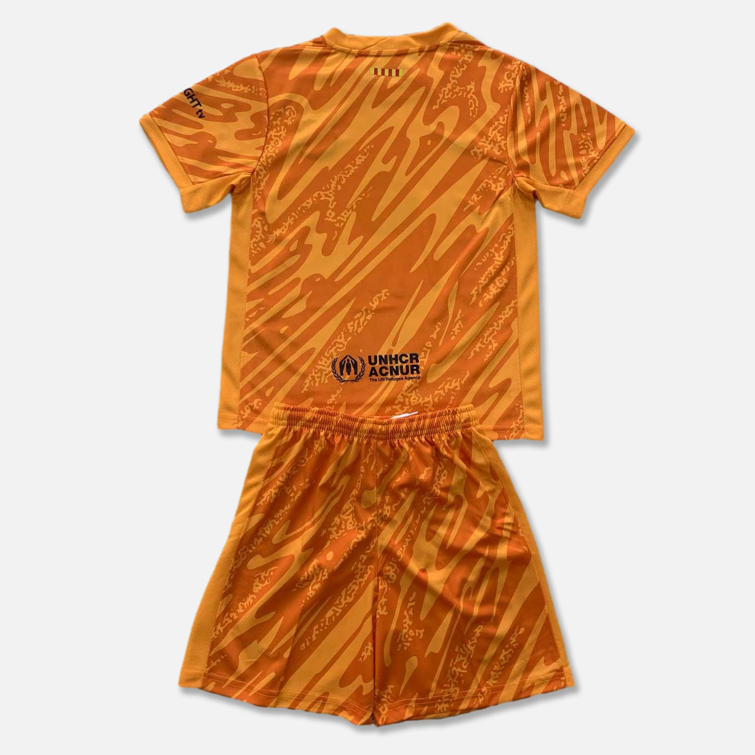 B.A.R.S.A 24-25 Orange Goalkeeper Kids Kit - SOCCERDEALSHOP