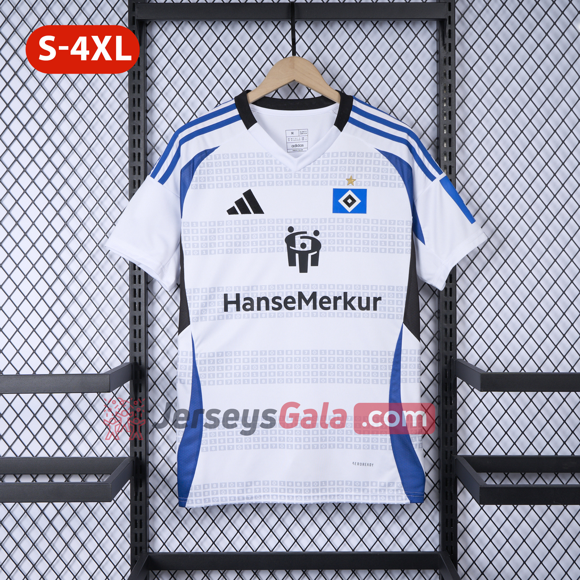 Hamburger SV 24-25 Home Stadium Jersey - Fans Version - SOCCERDEALSHOP