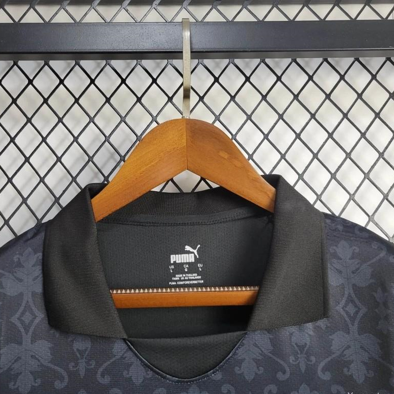 Valencia 24-25 Black Away Jersey - Fans Version - SOCCERDEALSHOP