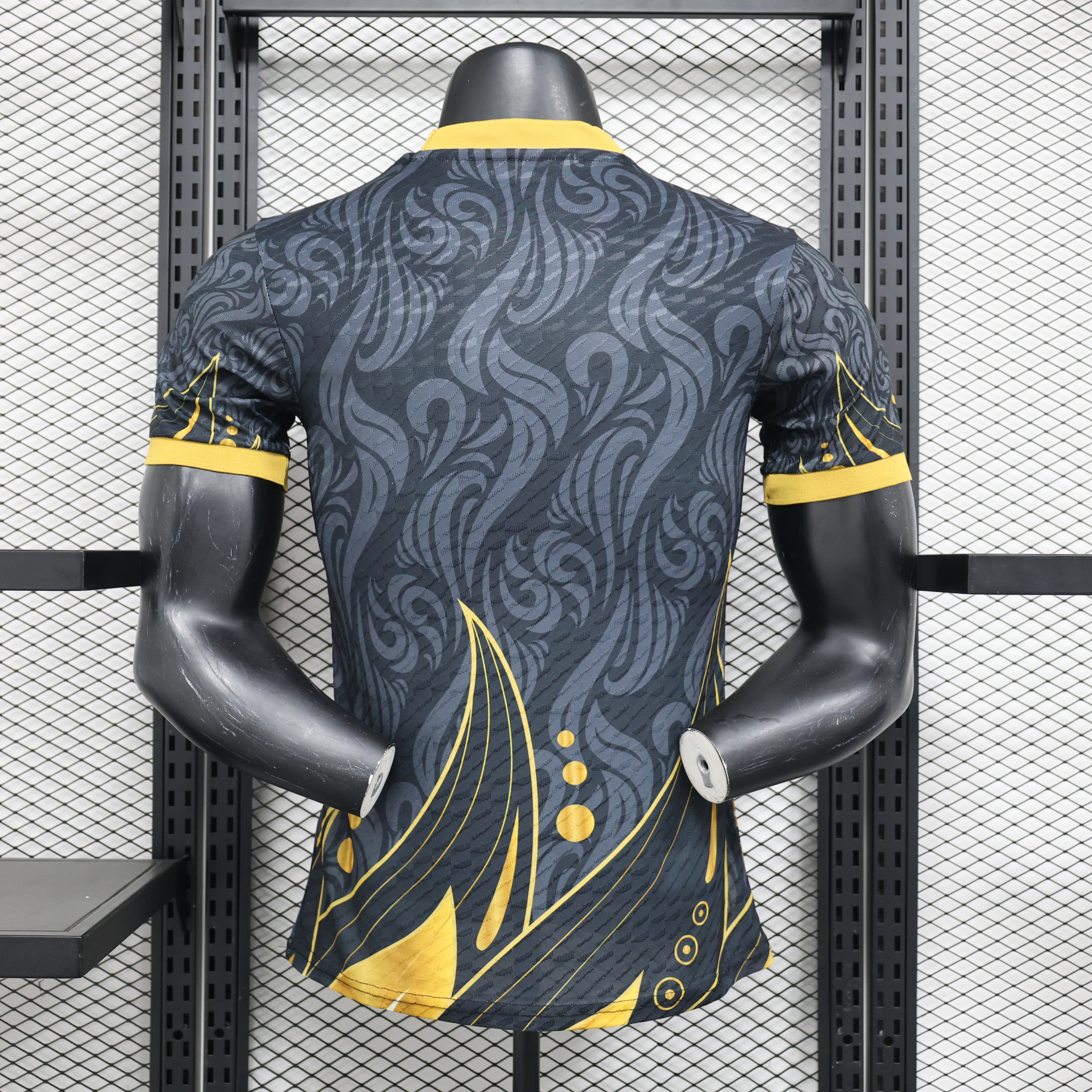 Real Madrid 24-25 Black Yellow Special Edition Jersey - Player Version - SOCCERDEALSHOP