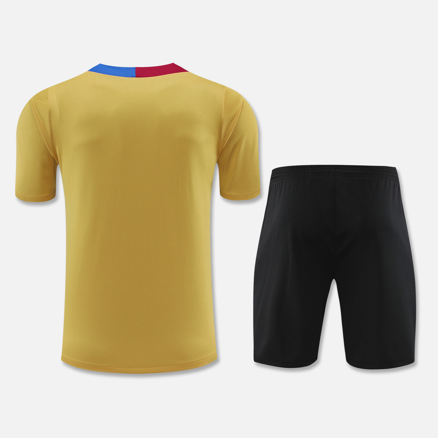 B.A.R.S.A 24-25 Short-Sleeve Training Set - Khaki Top & Black Shorts - SOCCERDEALSHOP