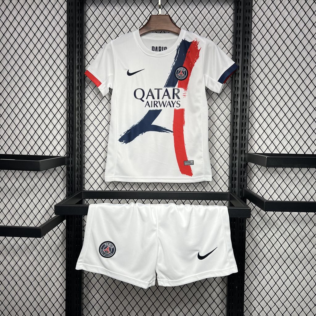 Paris Saint-Germain PSG 24-25 Away Kids Kit - SOCCERDEALSHOP