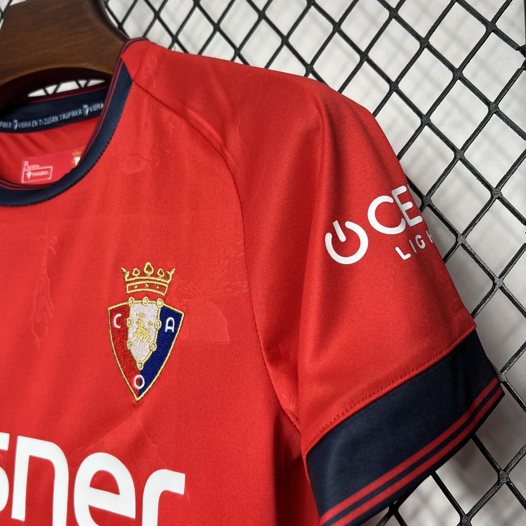 Osasuna 24-25 Home Stadium Kids Kit - SOCCERDEALSHOP