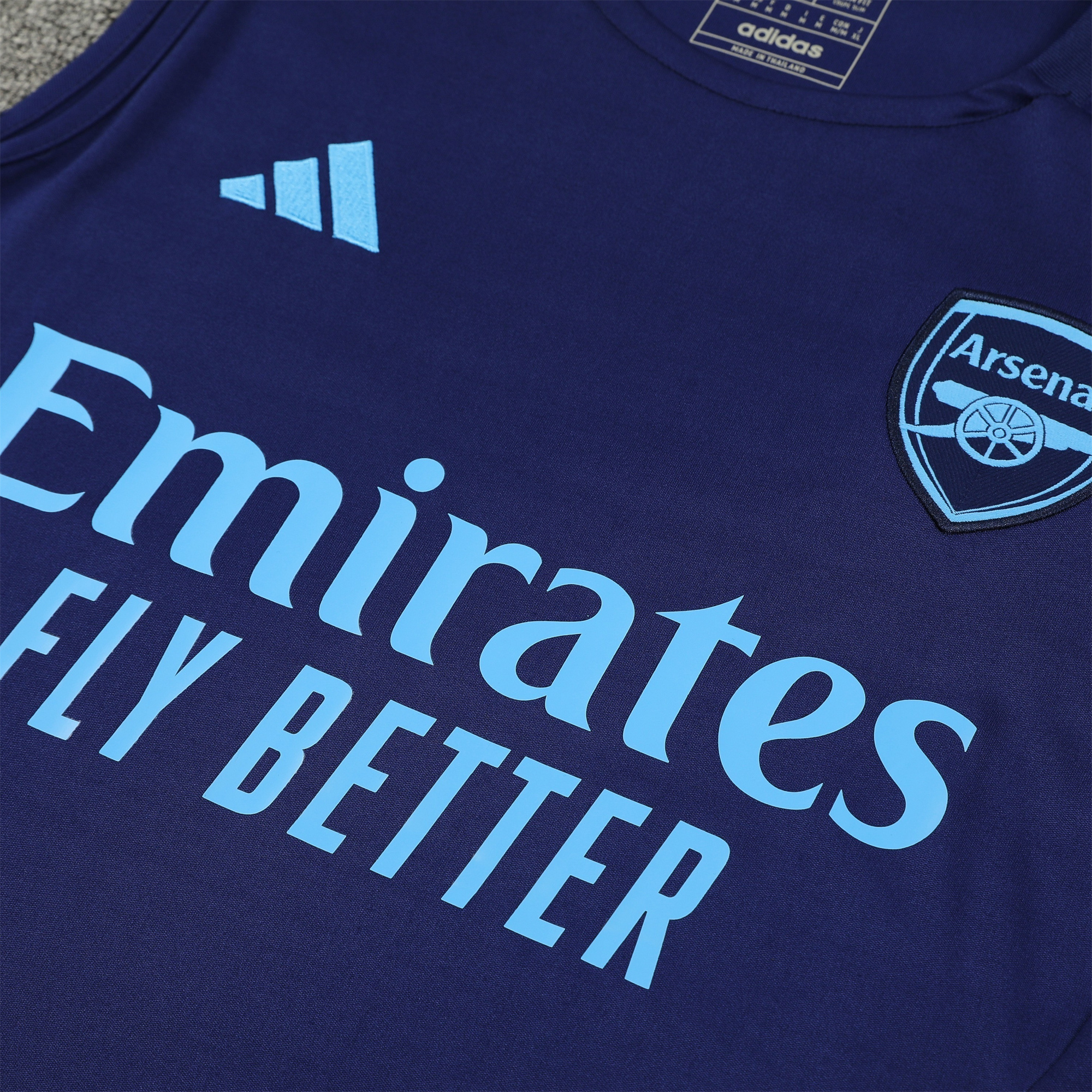 Arsenal 24-25 Vest Training Set - Blue - SOCCERDEALSHOP