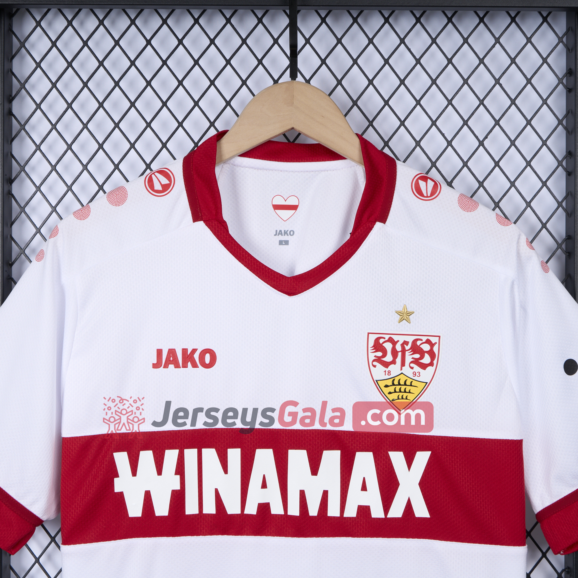 VfB Stuttgart 24-25 Home Stadium Jersey - Fans Version - SOCCERDEALSHOP