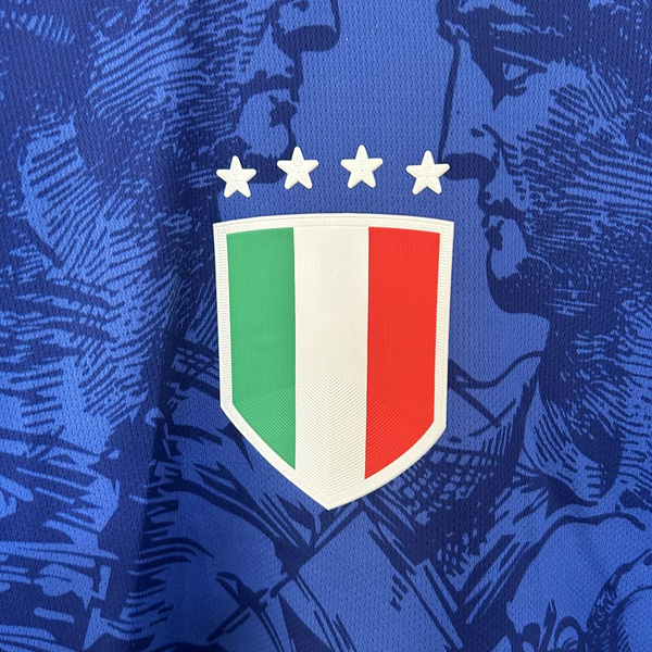 Italy 2024 Blue Special Edition Jersey - Fans Version - SOCCERDEALSHOP