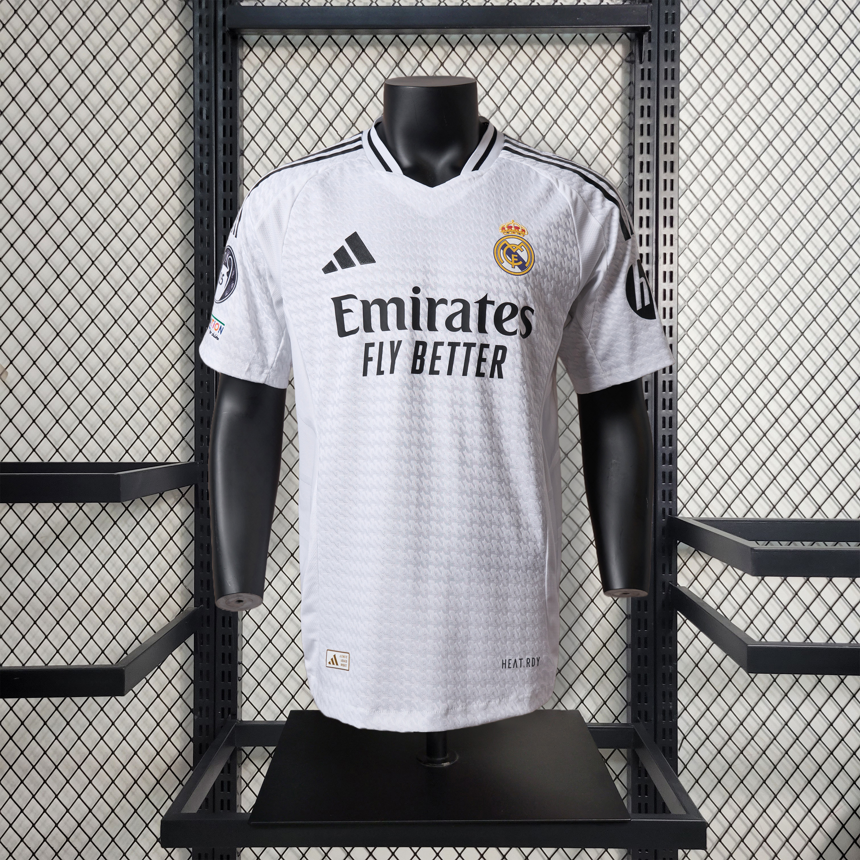 UEFA SUPER CUP - Real Madrid 24-25 Home Stadium Jersey - Player Version - SOCCERDEALSHOP