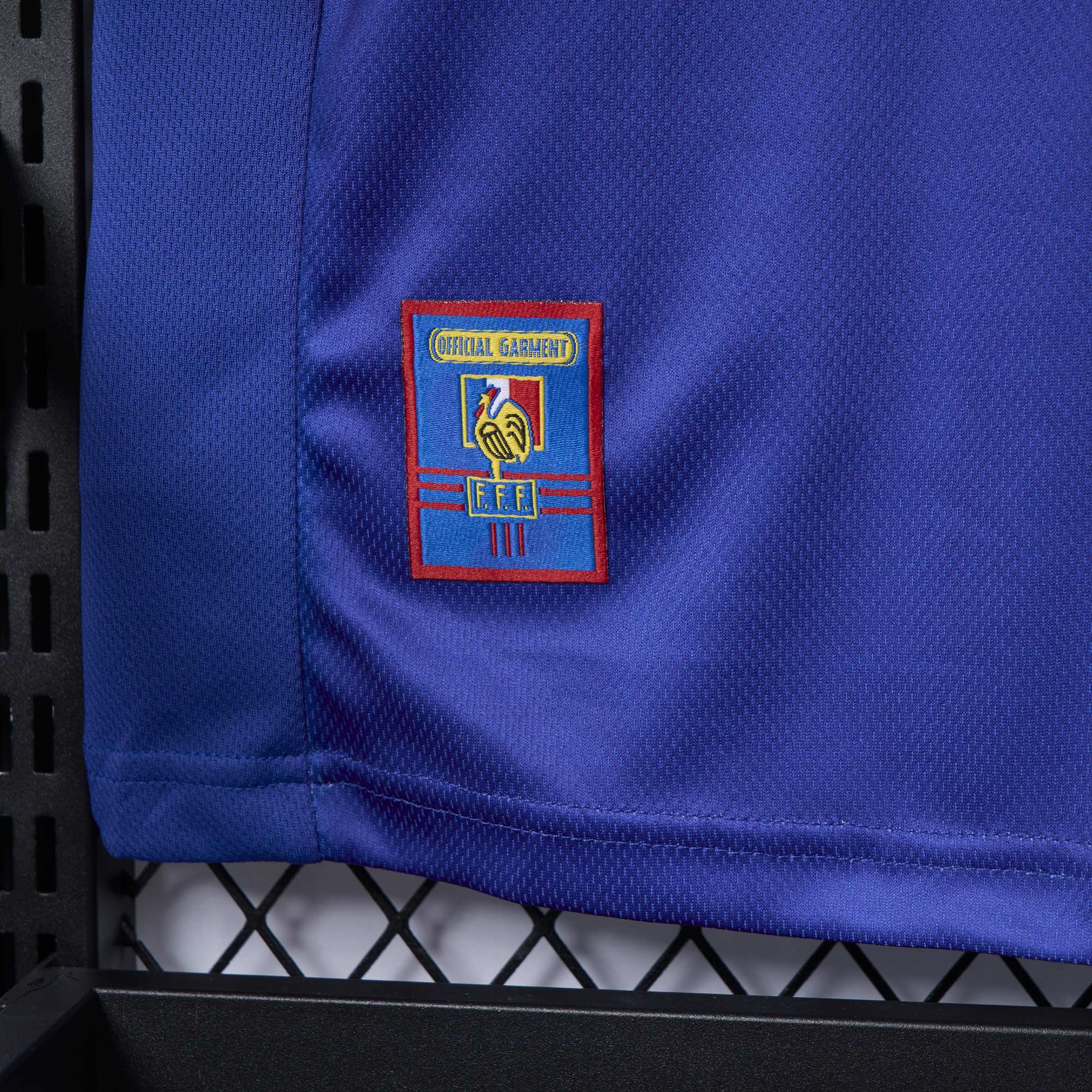 Retro France 1998 Home Stadium Jersey (with 1998 World Cup mark on right chest) - SOCCERDEALSHOP