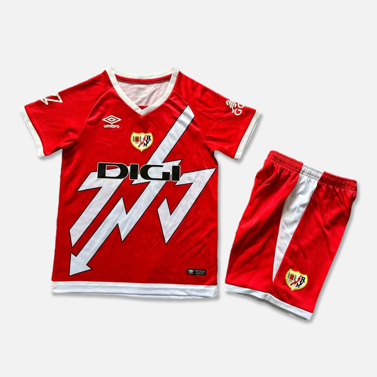 Rayo Vallecano 24-25 Away Kids Kit - SOCCERDEALSHOP