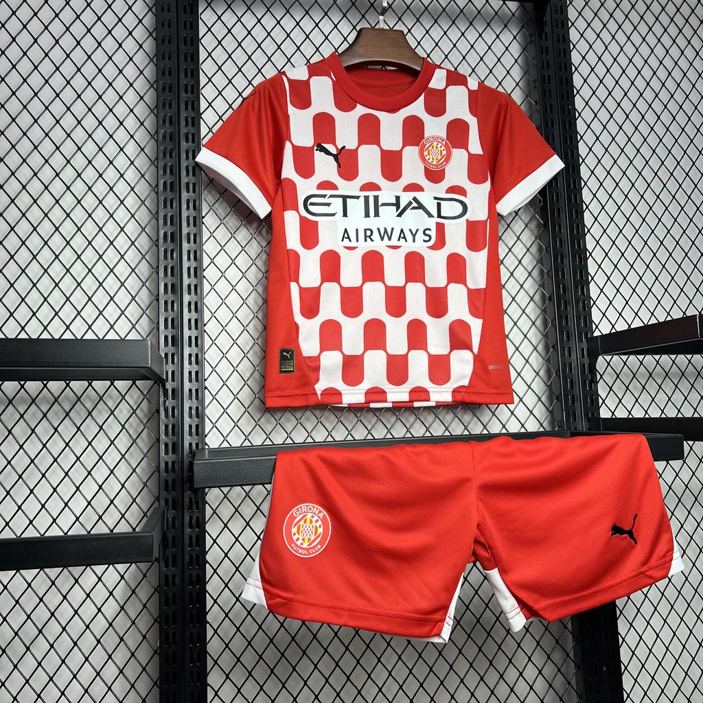 Girona 24-25 Home Stadium Kids Kit - SOCCERDEALSHOP