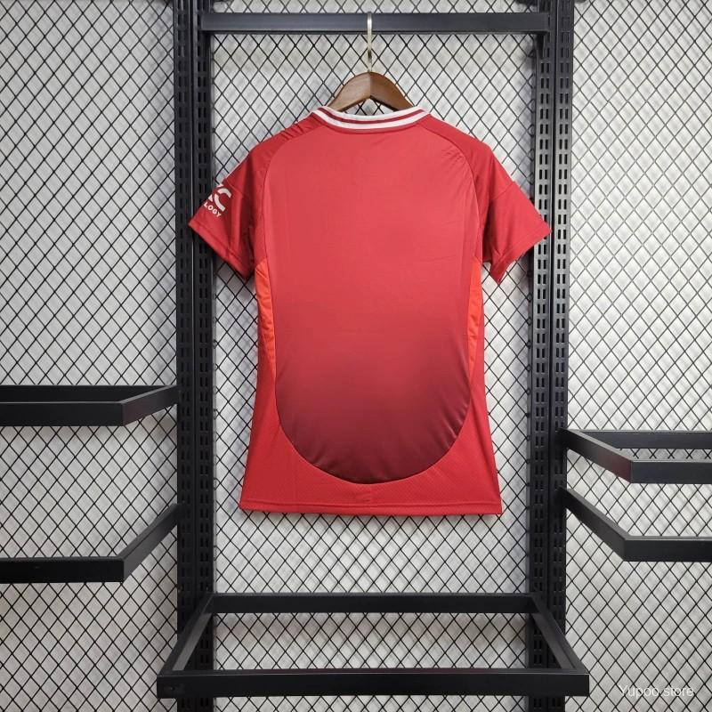 Women's Manchester United 24-25 Home Jersey - SOCCERDEALSHOP