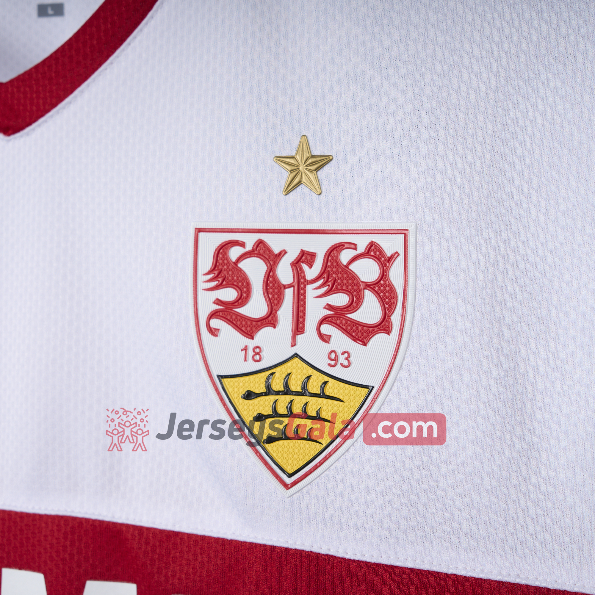 VfB Stuttgart 24-25 Home Stadium Jersey - Fans Version - SOCCERDEALSHOP
