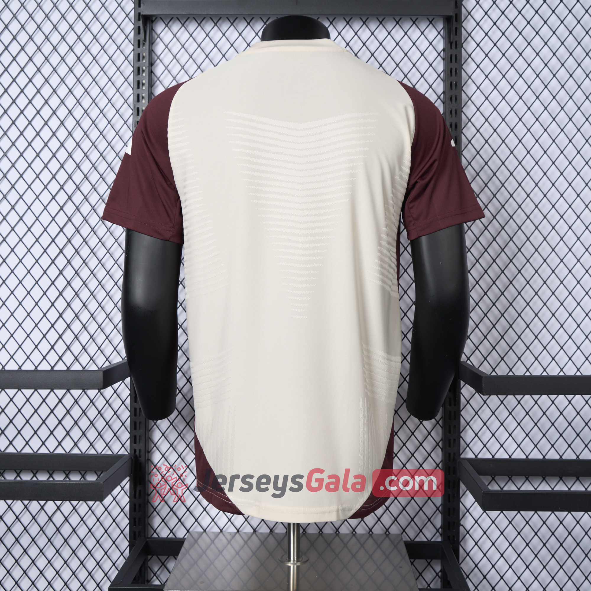 Bayern Munich 24-25 Apricot & Red Training Jersey - Player Version - SOCCERDEALSHOP