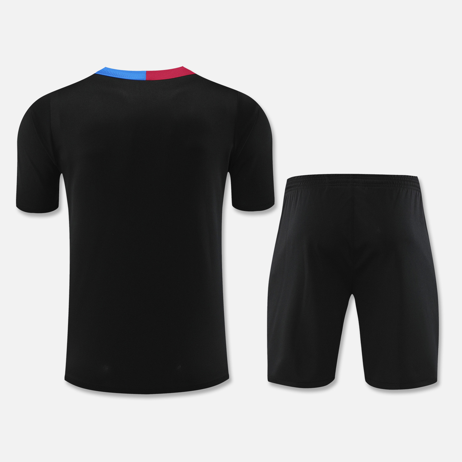 B.A.R.S.A 24-25 Short-Sleeve Training Set - Black Top & Shorts - SOCCERDEALSHOP