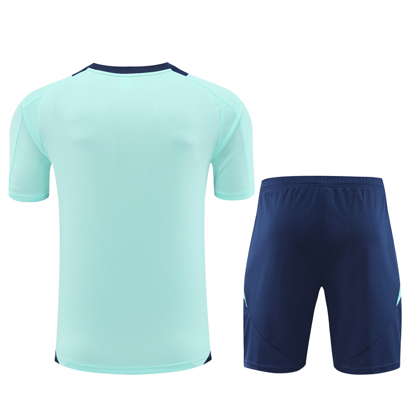 Arsenal 24-25 Short-Sleeve Training Set - Lake Blue - SOCCERDEALSHOP
